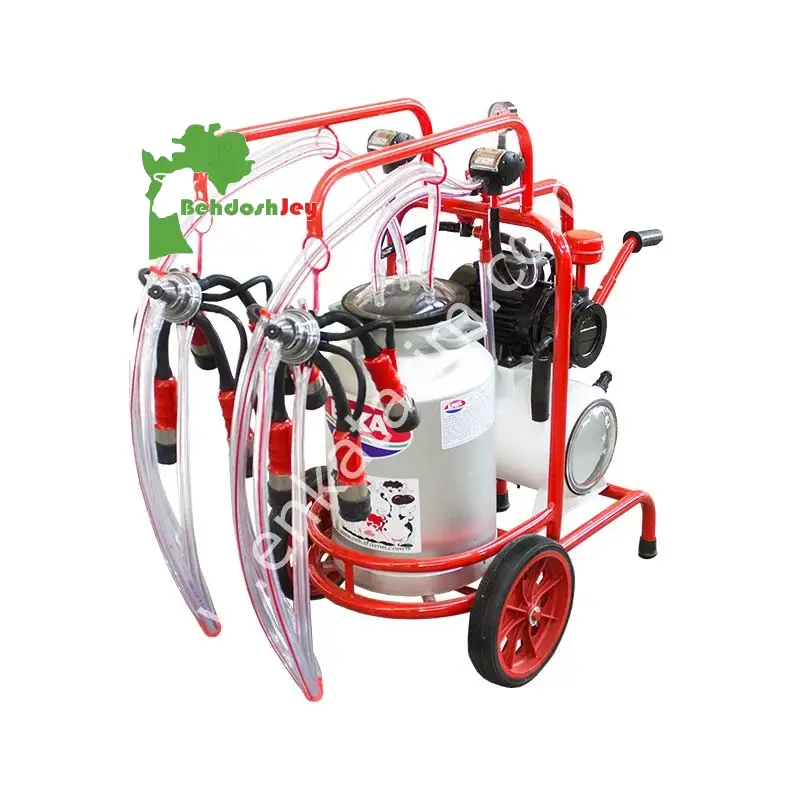 دستگاه شیردوش سیار 2 واحدی ترک